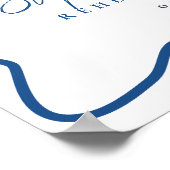 Poster Blue That's Amore Pizza Rehearsal Dinner (Coin)