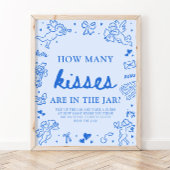 Poster Blue Valentine Devinez combien de baisers Baby Sho