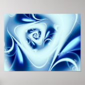 Poster Blue Water Fine Fractal Art (Devant)