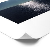 Poster Blue Water Reflection Ocean Color Photographie (Coin)