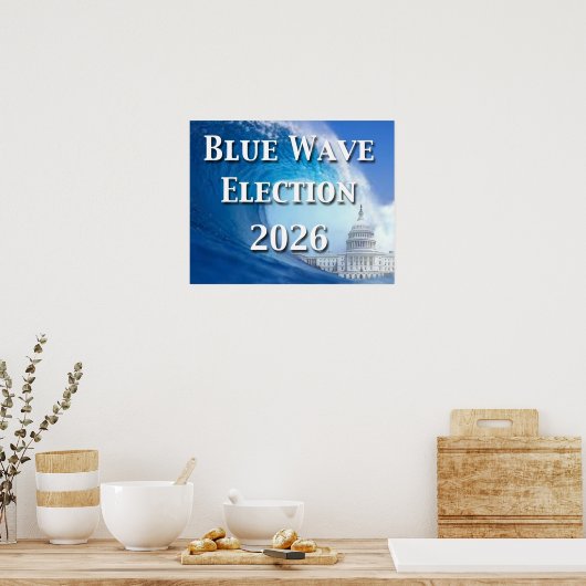 Poster Blue Wave Election 2026 (Cuisine)