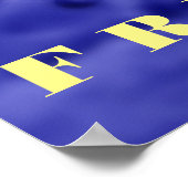 Poster Blue Wild Horses Motivation Freedom Artwork (Coin)