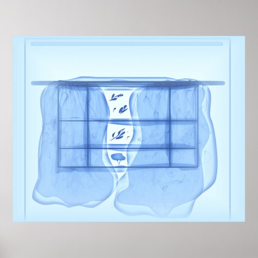 Poster Blue window. (Devant)
