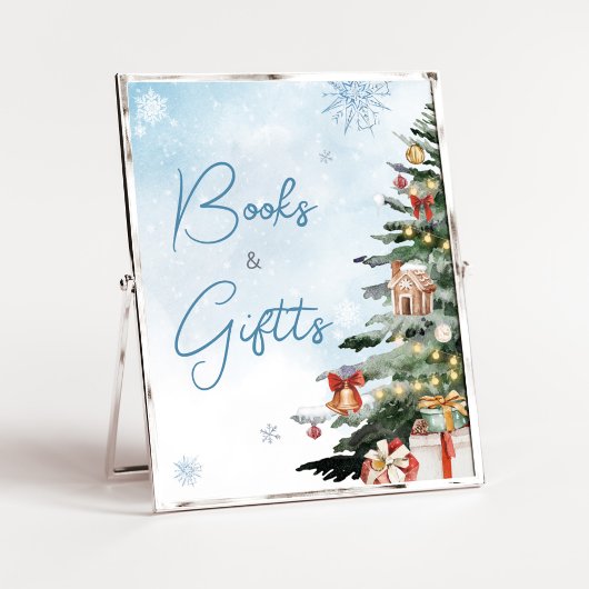 Poster Blue Winter Baby It's Cold Outside Books and Gifts