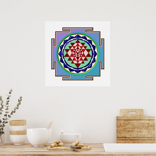 POSTER BLUE YANTRA (Cuisine)