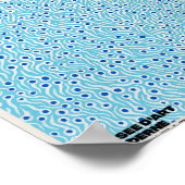 Poster Blue Yayoi Kusama (Coin)