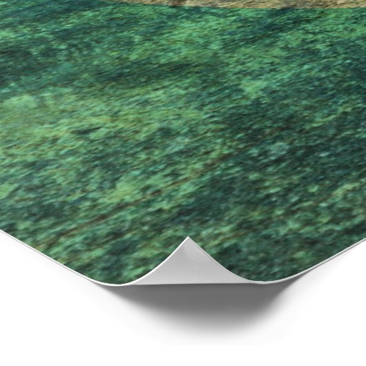 Poster Blue Yin Yang (Coin)