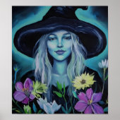 Poster BlueAuraFlowerWitch (Devant)