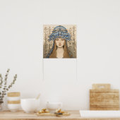 Poster Bluebell Portrait Art Imprimer (Cuisine)