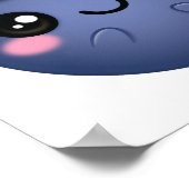 Poster Blueberry de Kawaii (Coin)