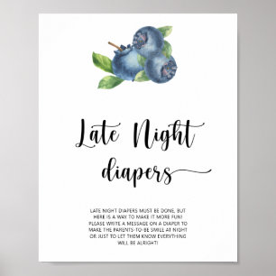 Poster Blueberry \ Late night couches jeu