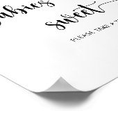 Poster Blueberry - les bébés sont doux (Coin)