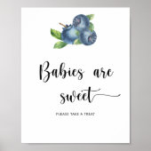 Poster Blueberry - les bébés sont doux (Devant)