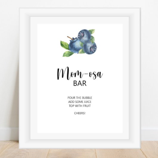 Poster Blueberry \ Maman-Osa bar