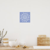 Poster Blueberry Mandala (Cuisine)