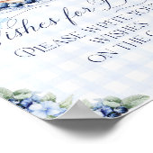 Poster Blueberry Pancake Baby Brunch Baby shower Garçon (Coin)