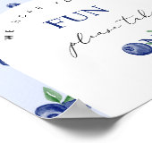 Poster Blueberry premier anniversaire Favoriser prendre u (Coin)