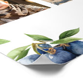 Poster Blueberry Sweet Première Année Photo Jalon Signal (Coin)