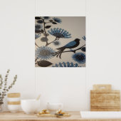 POSTER BLUEBIRD (Cuisine)
