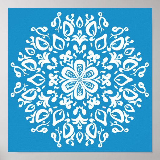Poster Bluebird Mandala (Devant)