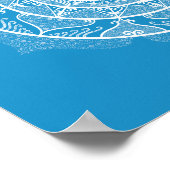 Poster Bluebird Mandala (Coin)
