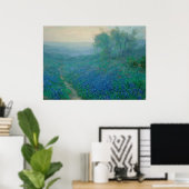 Poster Bluebonnets à Dawn, Onderdonk (Bureau à domicile)