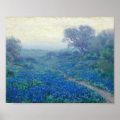 Poster Bluebonnets à Sunrise | Julian Onderdonk (Devant)