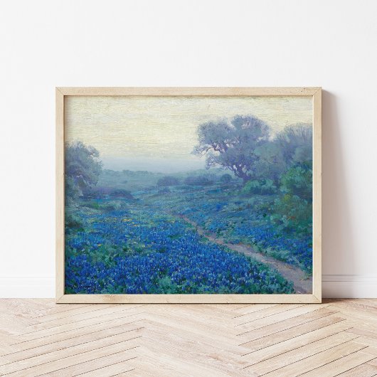 Poster Bluebonnets à Sunrise | Julian Onderdonk