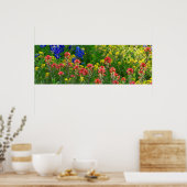 Poster Bluebonnets et pinceau indien - Panaoramic (Cuisine)