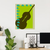 Poster Bluegrass Bass : Moins c'est Plus (Bureau à domicile)