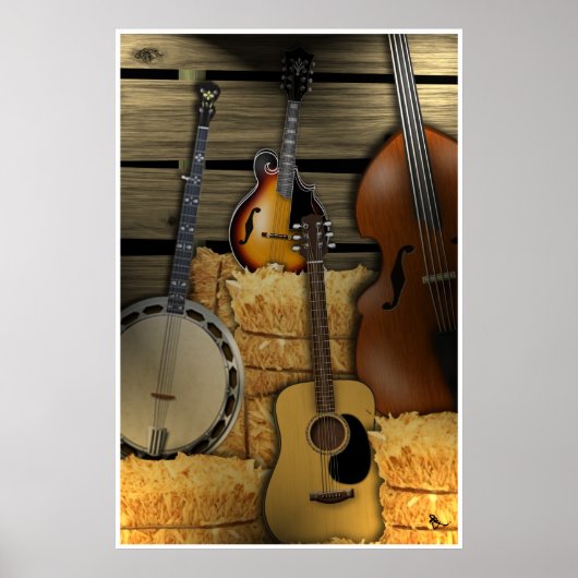 Poster Bluegrass Instruments (Voorkant)