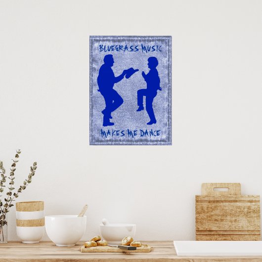 POSTER BLUEGRASS MUSIC-POSTER (Cuisine)