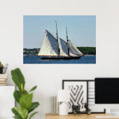Poster Bluenose II Schooner (Bureau à domicile)