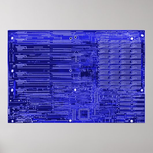 Poster blueray - carte de circuits électroniques (Devant)