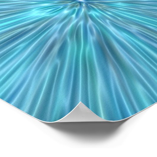 Poster Blues Abstraits (Coin)