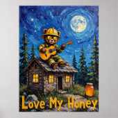 Poster Blues cabines : Serenade au clair de lune de l'our (Devant)