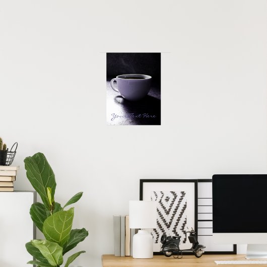 Poster Blues café (Bureau à domicile)