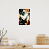 Poster Blues Dans L'Affiche Brown (Cuisine)