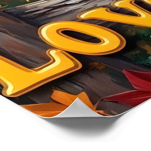 Poster Blues de bois : Serenade rustique du lion (Coin)