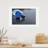 Poster Blues de verre marin (Cuisine)