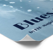 Poster Blues Mused AI Imaginaire Art numérique Imprimer J (Coin)