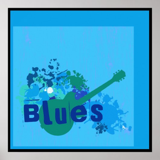 Poster Blues on Blues (Devant)