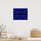 Poster Blues pour un drapeau britannique Union Jack (Cuisine)