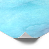 Poster Blues stratifiés peinture Abstraite (Coin)