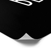 Poster Blues Tooth Funny Dental Music Pun Dark BG (Coin)