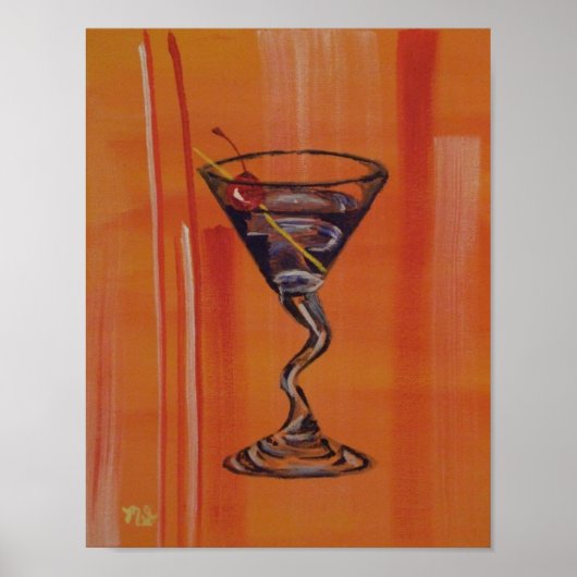 Poster "Bluetini" (Devant)