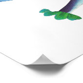 Poster BlueWhale & Starfish Moon (Coin)