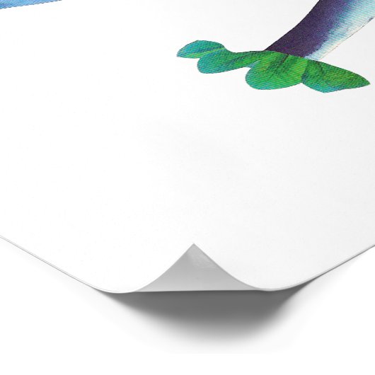 Poster BlueWhale & Starfish Moon (Coin)