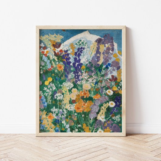 Poster Blumen am Berg | August Babberger