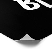 Poster Blur-nana Funny Banana Pun Dark BG (Coin)